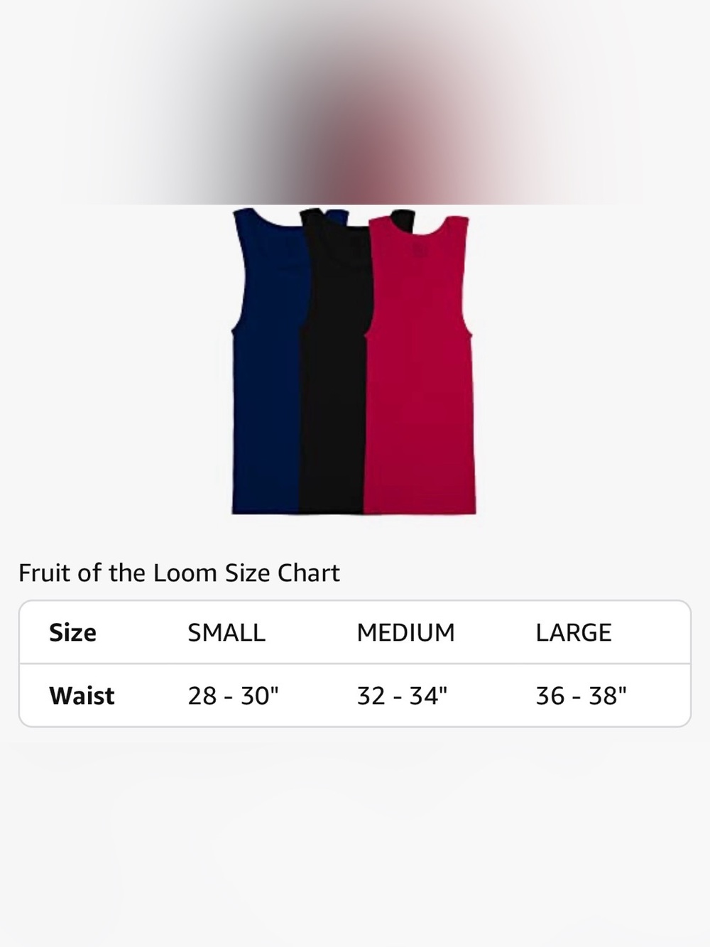 Set of 3 Cotton Ribbed Tank Top - Black, Navy, Gray Small & Stretchy - Picture 8 of 8